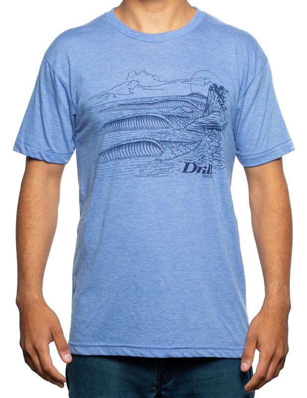 Drill Pt. Dume Tee, type: Ath Blue, Size: XS