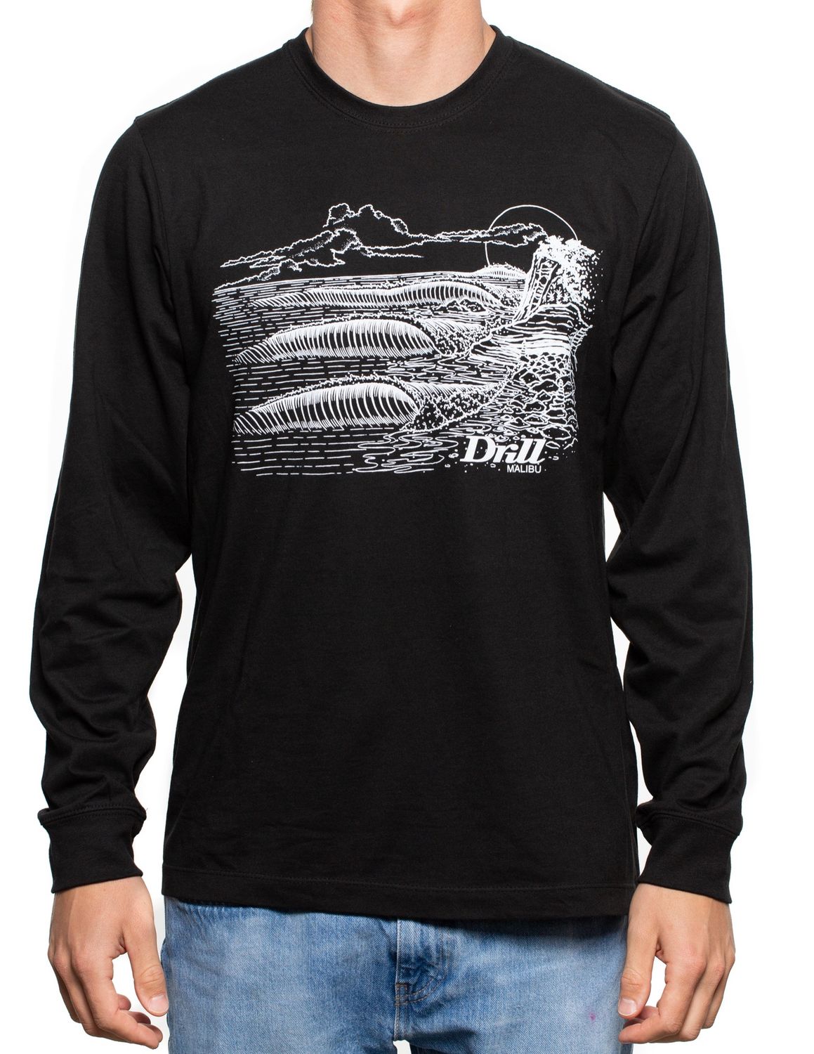 Pt. Dume L/S Tee, Color: Black, Size: 2XL