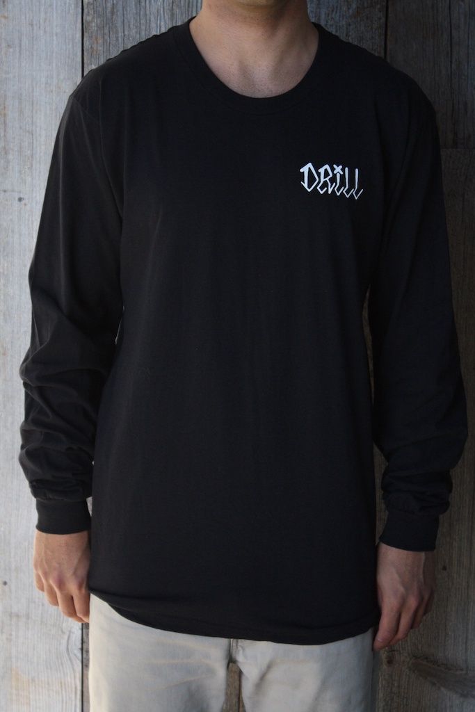 Pool Skater L/S Tee, Color: Black, Size: 2XL