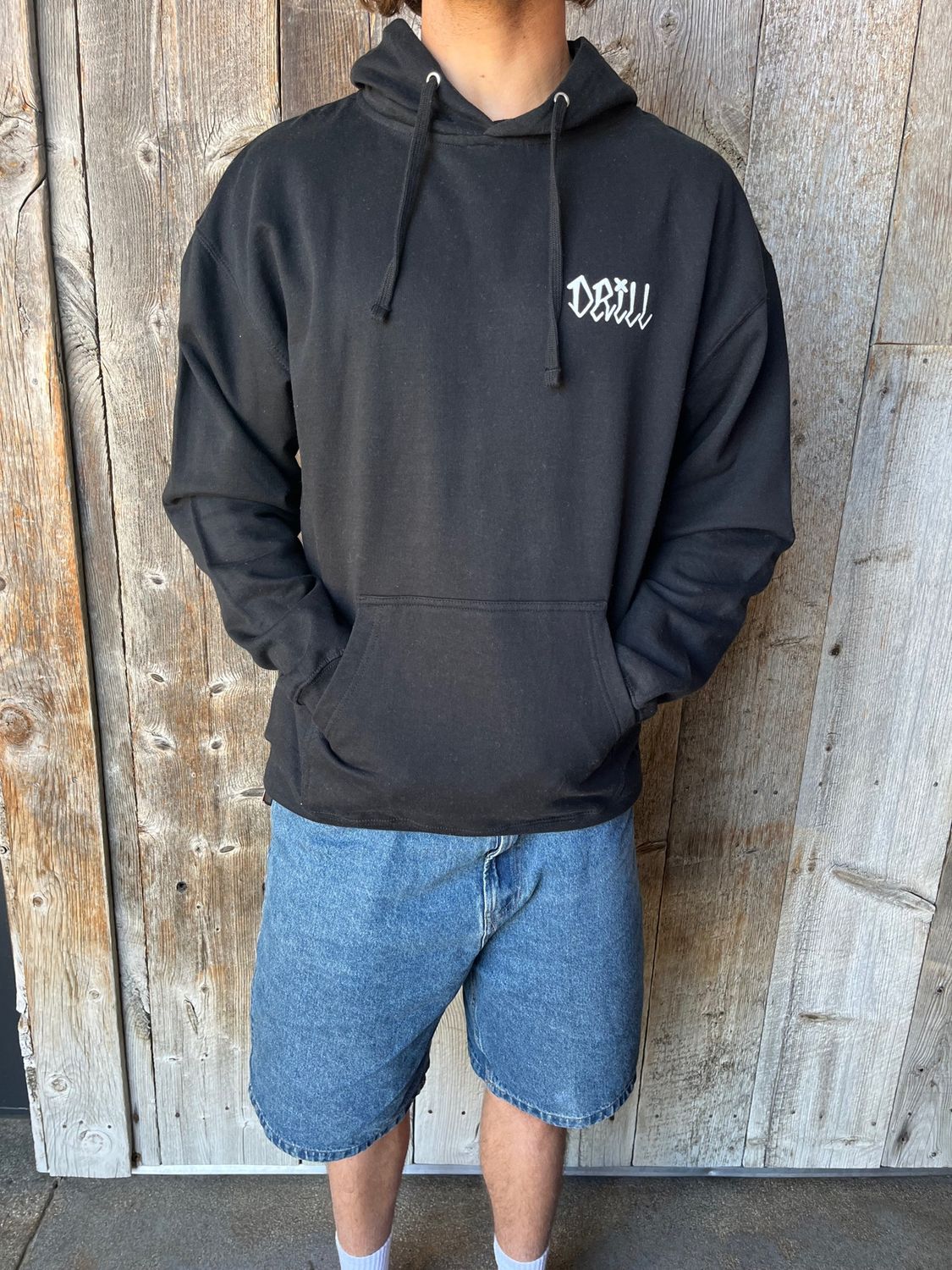 Pool Skater 10oz PO Hoodie, type: Black, Size: 2XL