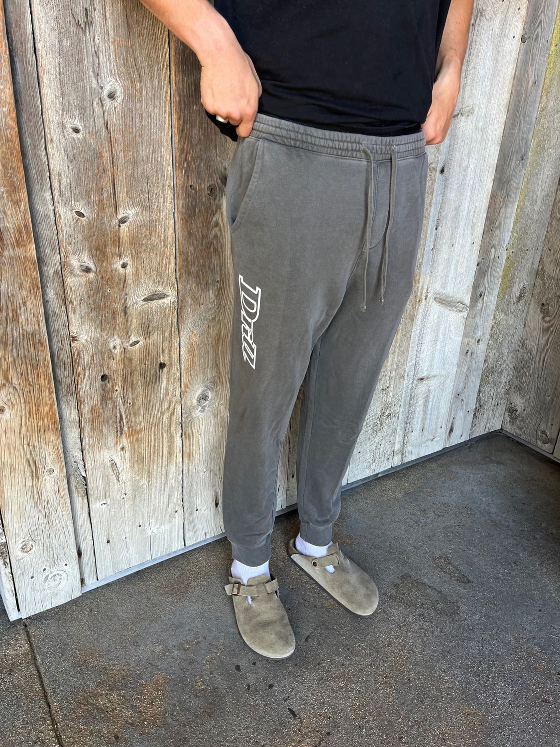 Drill Outline Sweatpants, type: Blk Pigment, Size: 2XL
