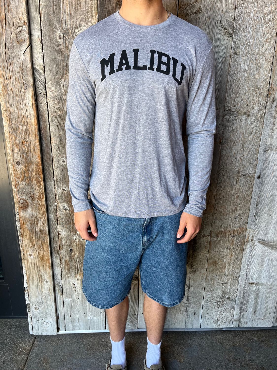 Malibu Tri-Blend L/S Tee, Color: P. Heather, Size: 2XL
