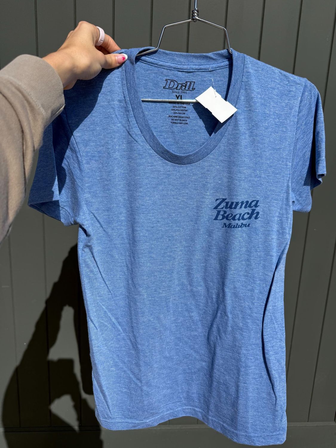 Zuma Beach Women's Tri Tee, Color: Ath Blue, Size: XL