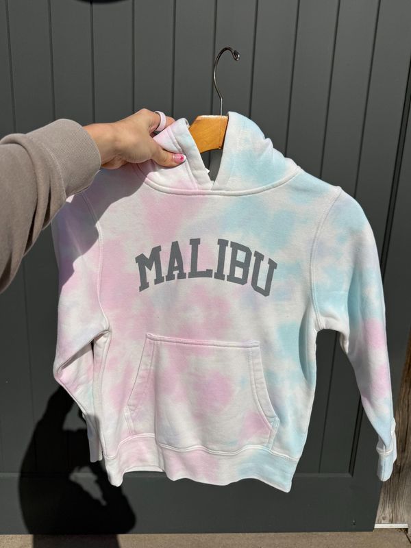 Youth Malibu Tie Dye Pullover Hoodie