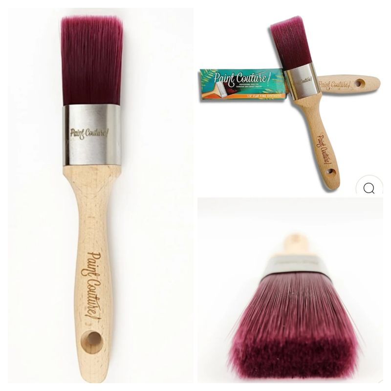 1 1/2 Flat Paint Couture Synthetic Paint Brush