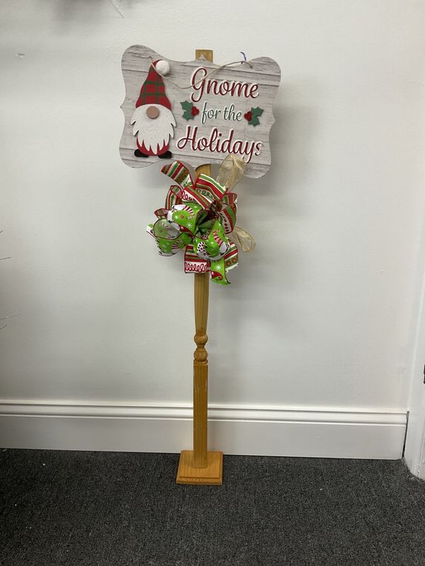 Standing Sign- Gnome for the Holidays