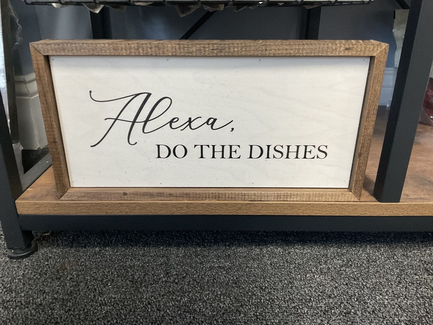 Wall Sign 12x6 Alexa, Do the Dishes