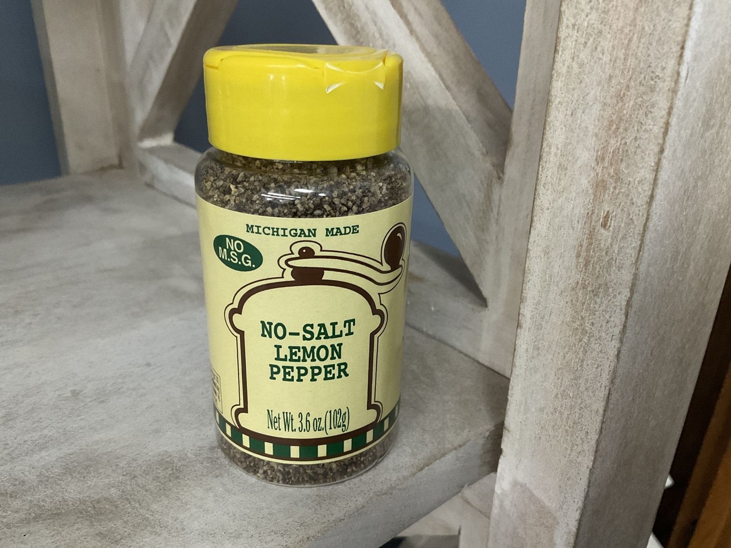 No-Salt Lemon Pepper 3.6oz