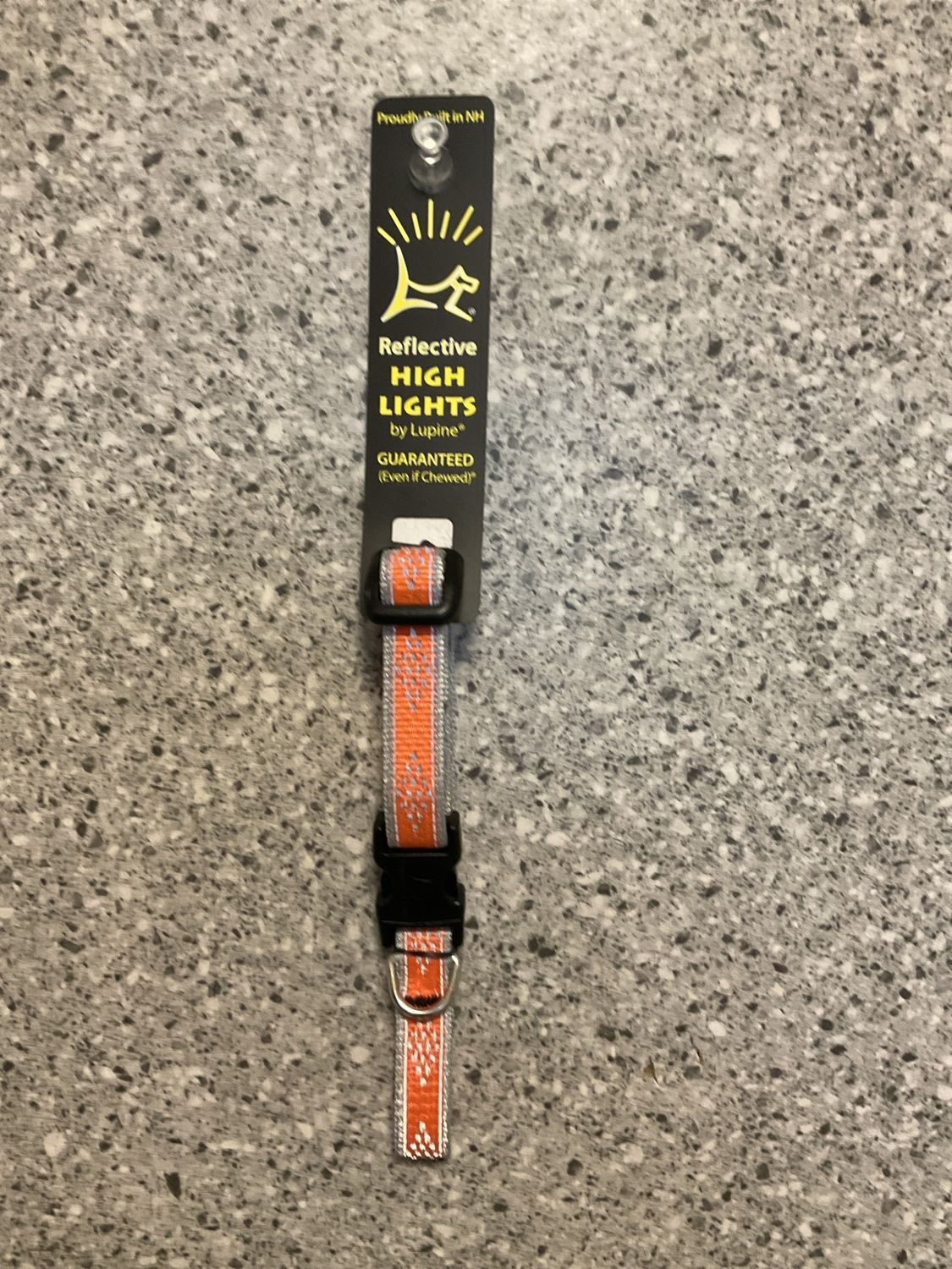 Adjustable Collar 1/2 in 8-12&quot; Orange Diamond