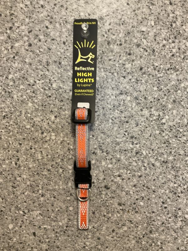 Adjustable Collar 1/2 in 8-12&quot; Orange Diamond