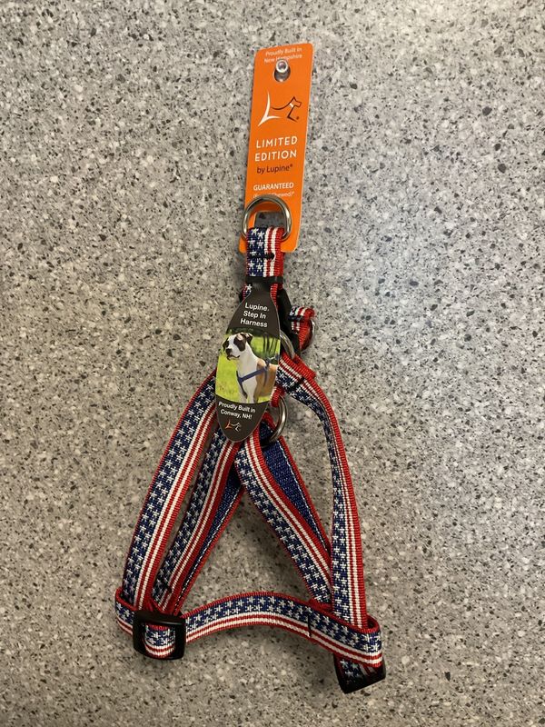 Step In Harness 3/4 in 15-21&quot; Stars N Stripes