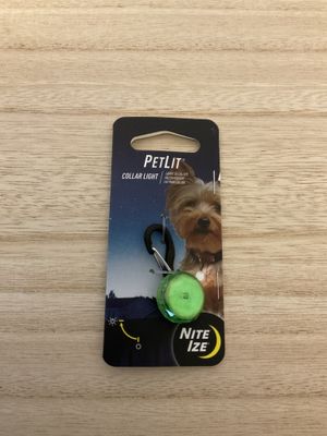Pet Collar Light-Lime Jewel