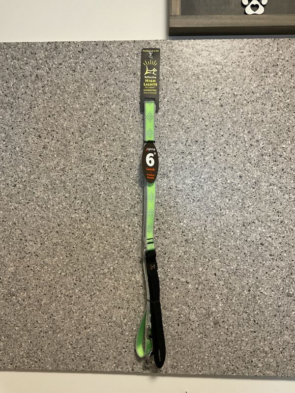Leash 3/4 in 6 ft Green Diamond