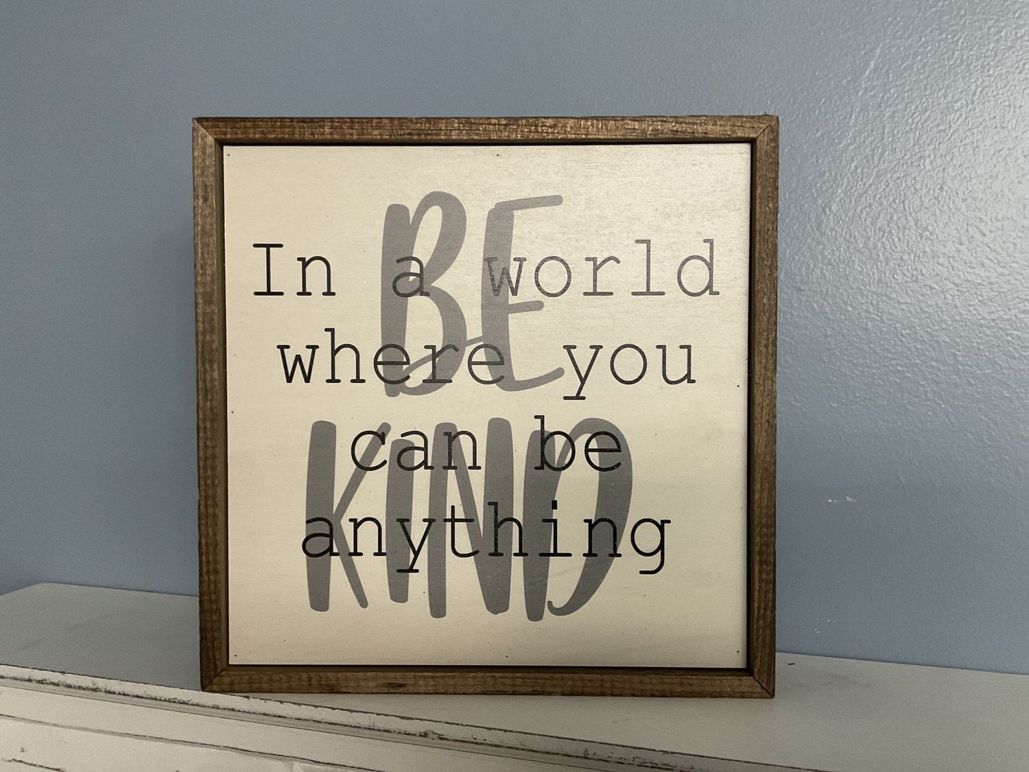 Rustic Wall Art 10x10 In a World