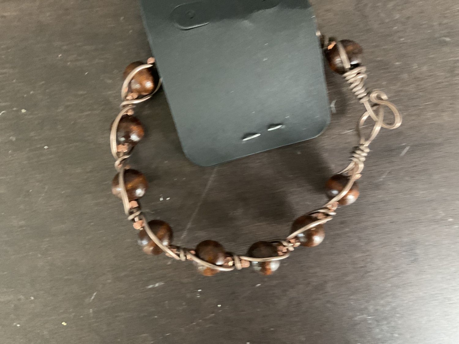 B8 Bracelet Brown and Gold