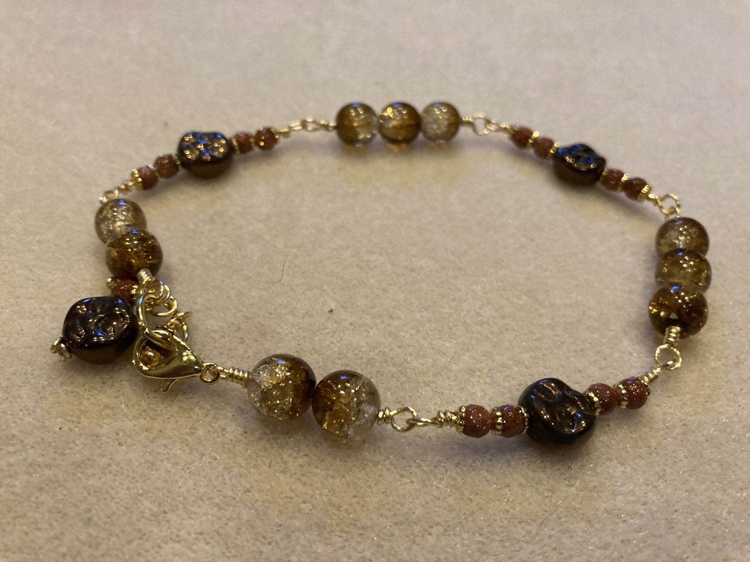 OTD F14 Bracelet Gold Beads