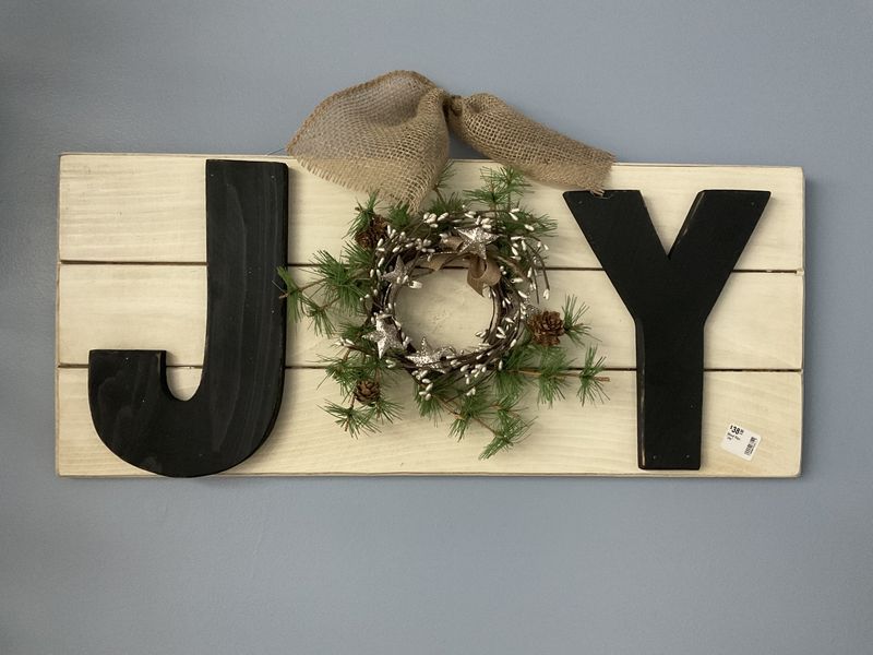 Wood Sign &quot;Joy&quot;