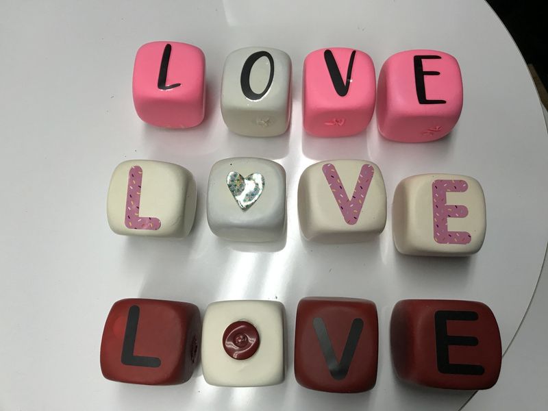 Valentines Love Dice