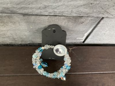 OTD B24 Bracelet Light Blue and Clear Sharks