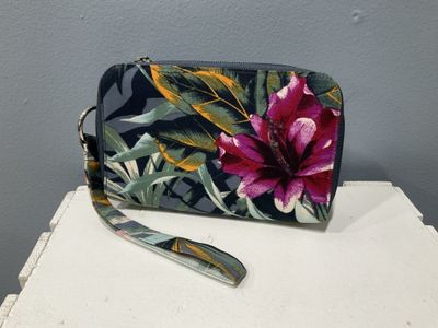 W-SS Anna Double Zip Wallet - Rainforest