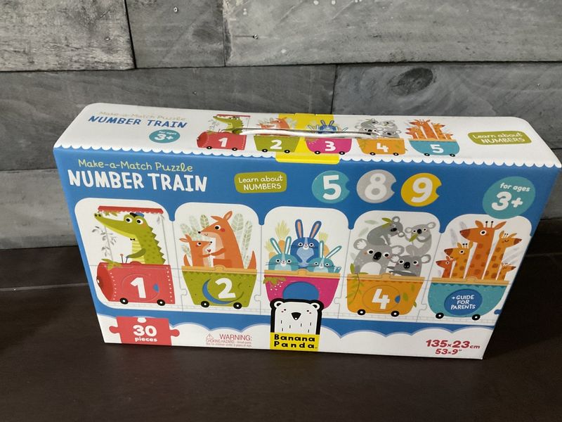 Make-a-Match Puzzle Number Train