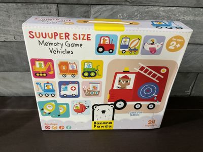 W-PB Suuuper Size Memory Game Vehicles