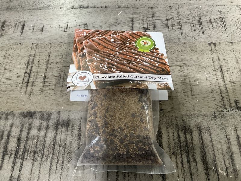 Chocolate Salted Carmel Dip Mix