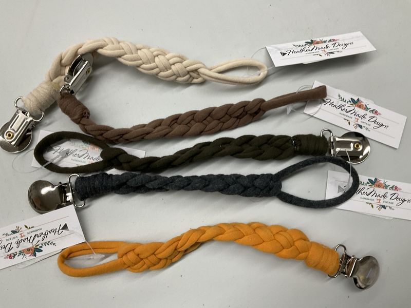 Heather Made Designs Pacifier Clips