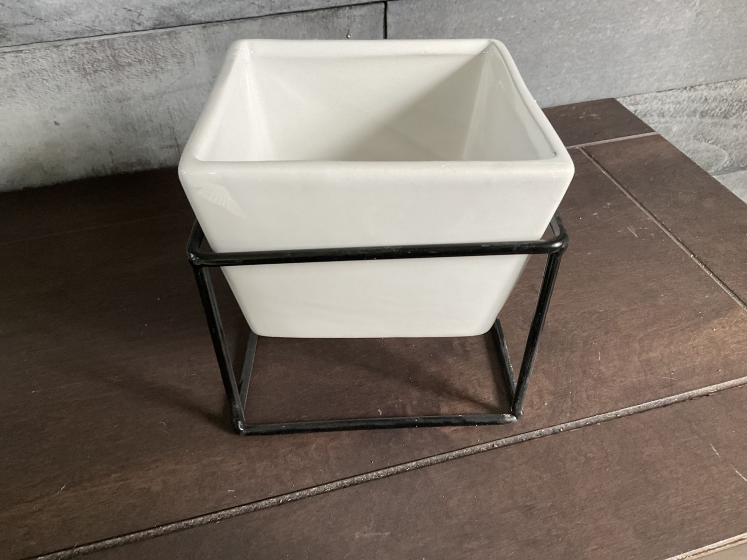 Ceramic Desktop Planters Square