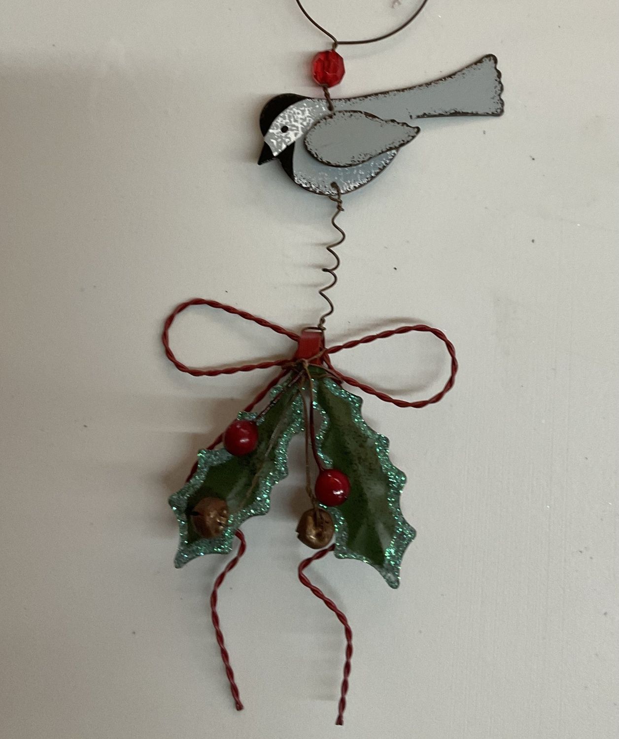 Christmas Bird Tin Ornament - Choice of Bird 1x3&quot;