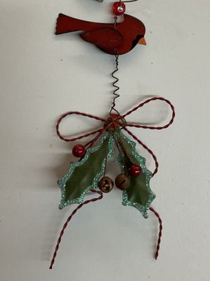 W-SVD Christmas Bird Tin Ornament - Choice of Bird 1x3"