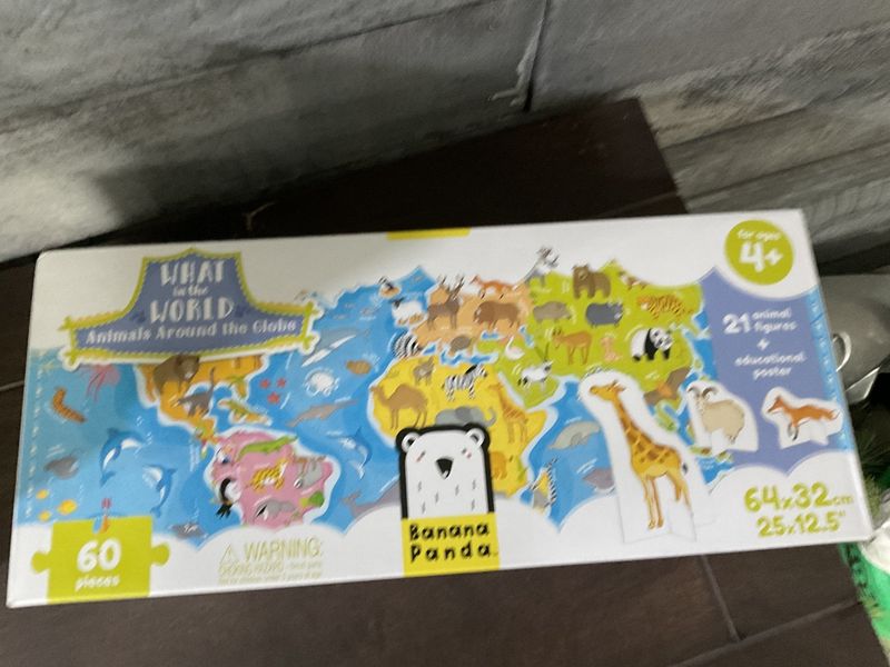 What in the World Puzzle Animals Around the Globe