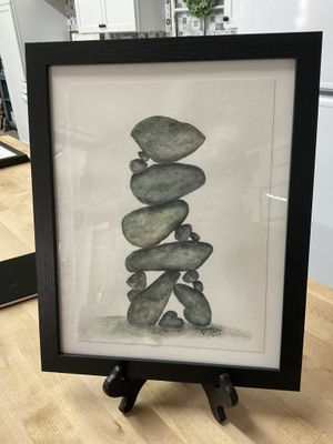 MAS #01 11x14 Framed 15 rocks