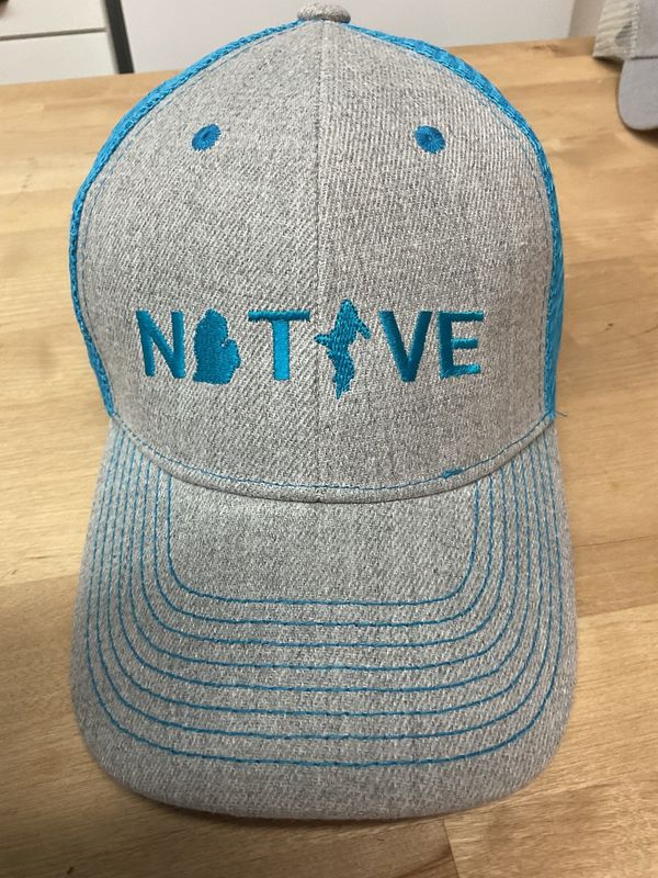 TM Baseball Cap Lake Hats Michigan Native