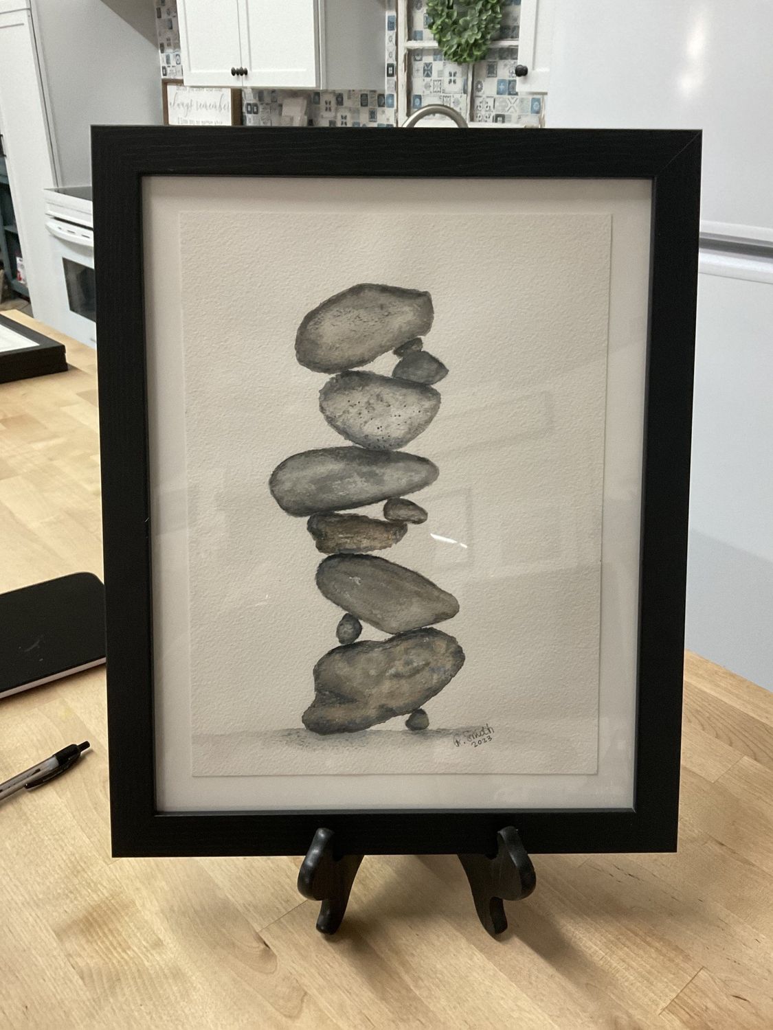 #04 11x14 Framed 11 Rocks