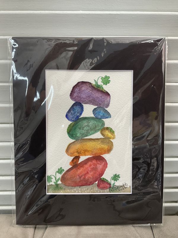 #15 8x10 Rainbow Rocks