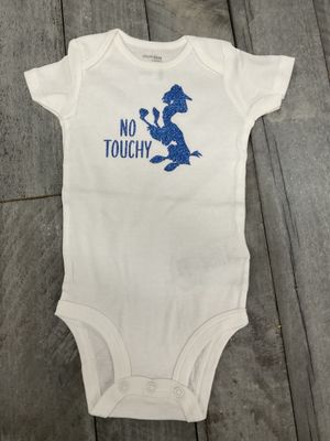 No Touchy 6-9 months Blue