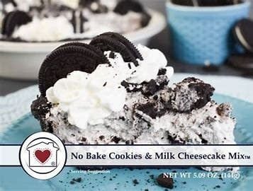 No Bake Cookies &amp; Milk Cheesecake Mix