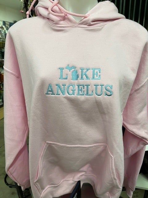 TM Hooded Pink Sweatshirt Lake Angelus-1