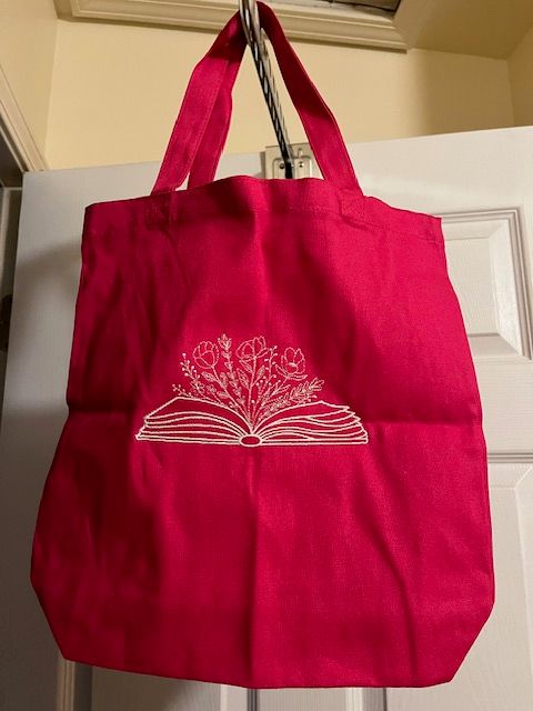 TM- Flower Book Bag