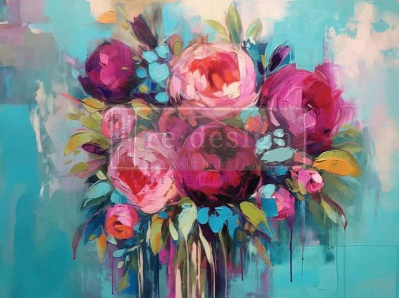 A1 Decoupage Fiber - Burst of Color