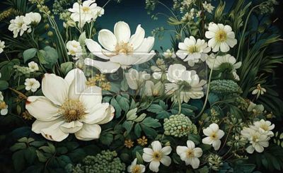 FFFPA A1 Decoupage Fiber - Contrast of Night and Petal