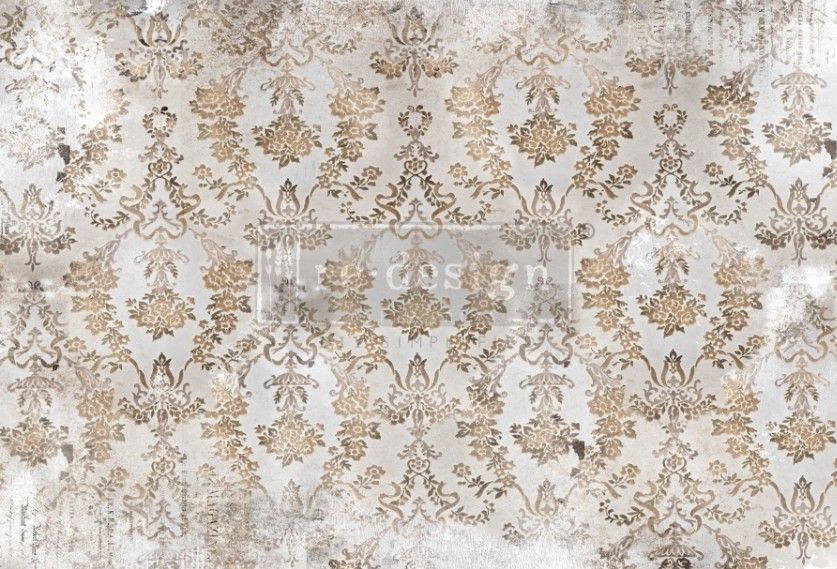 Decoupage Tissue Paper - Washed Damask