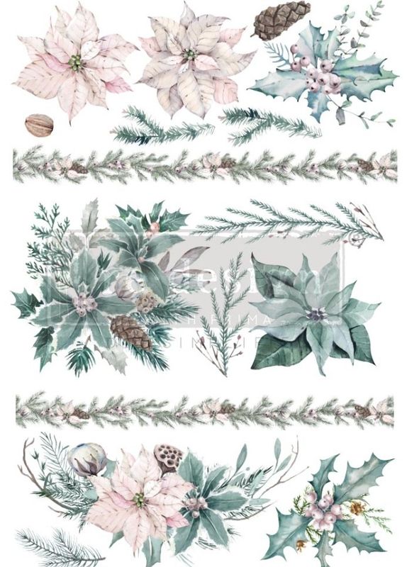 Decor Transfers - Evergreen Florals