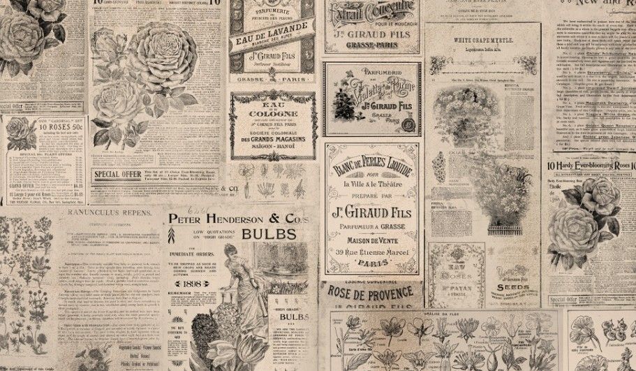 Decoupage Tissue Paper - Newsprint