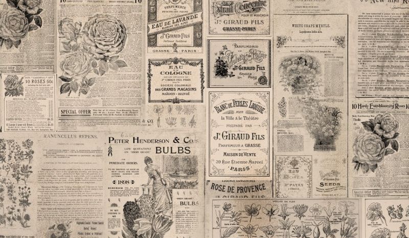 Decoupage Tissue Paper - Newsprint
