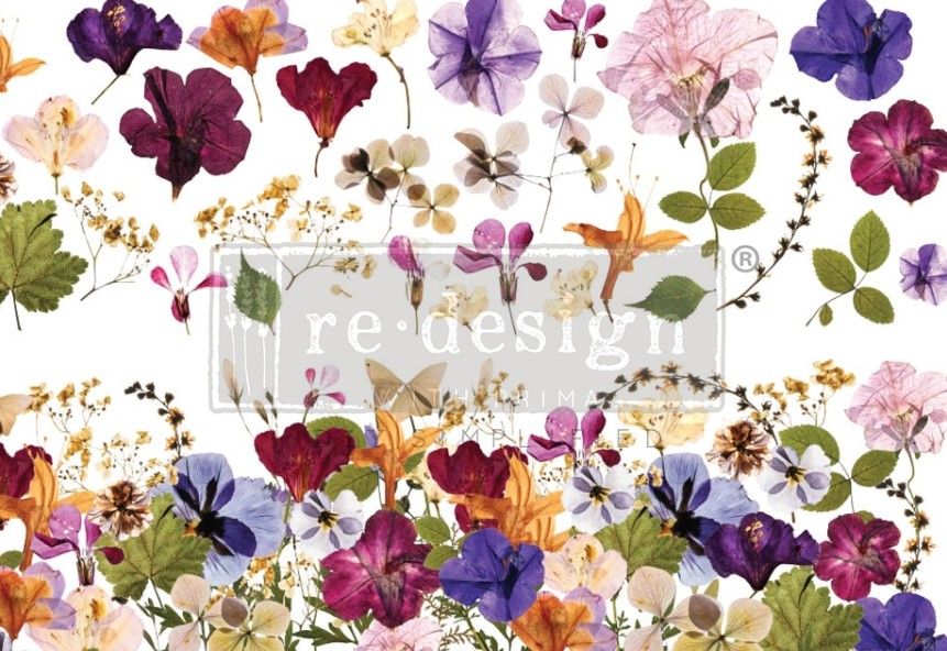 Decor Transfer - Pressed Flowers