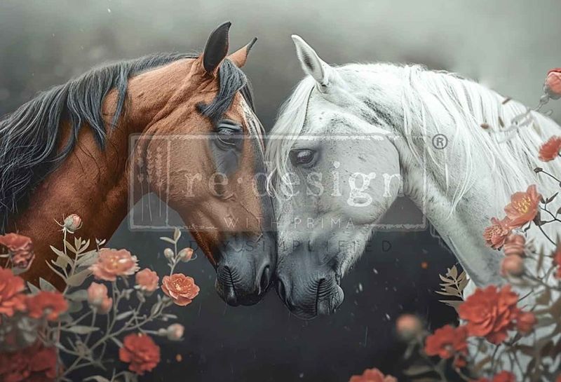 Decoupage Fiber - Wild Hearts