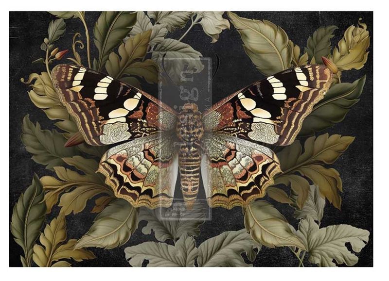 A1 Decoupage Fiber Butterfly Conservatory Tales