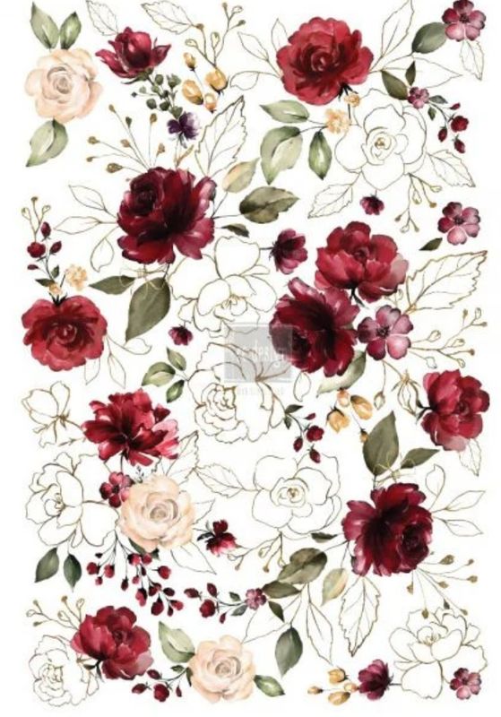 Decor Transfers - Midnight Floral